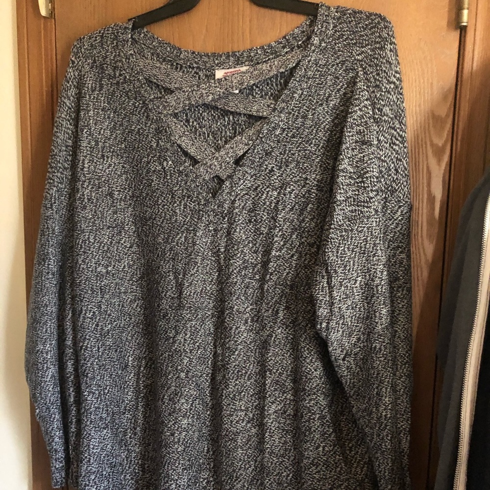 Black/Whites print sweater